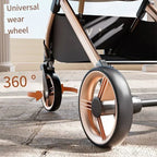Separable Pet Stroller with Detachable Multifunctional Bag — One-Click Fold Cat & Dog Travel Cart