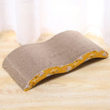 Corrugated Cardboard Cat Scratch Pad — Sofa-Cushion Claw Sharpening Board