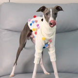 High-Neck Christmas Sweater for Italian Greyhound (Winter Coat)
