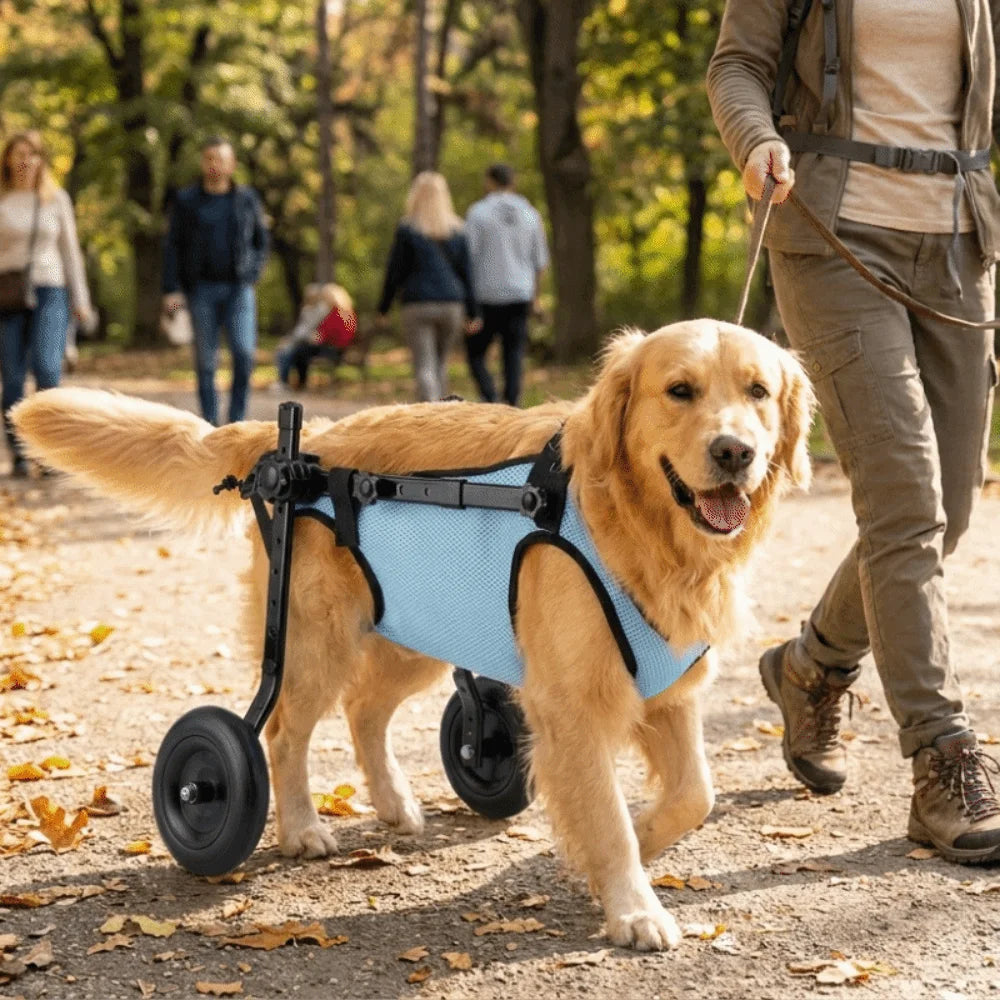 Dog Mobility Scooter Wheelchair (Hind Leg Support, Outdoor Use)