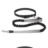 Hands-Free Running Dog Leash with Waist Belt