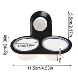 4-Cup Gecko Feeding Tray — Space-Saving Food & Water Dispenser