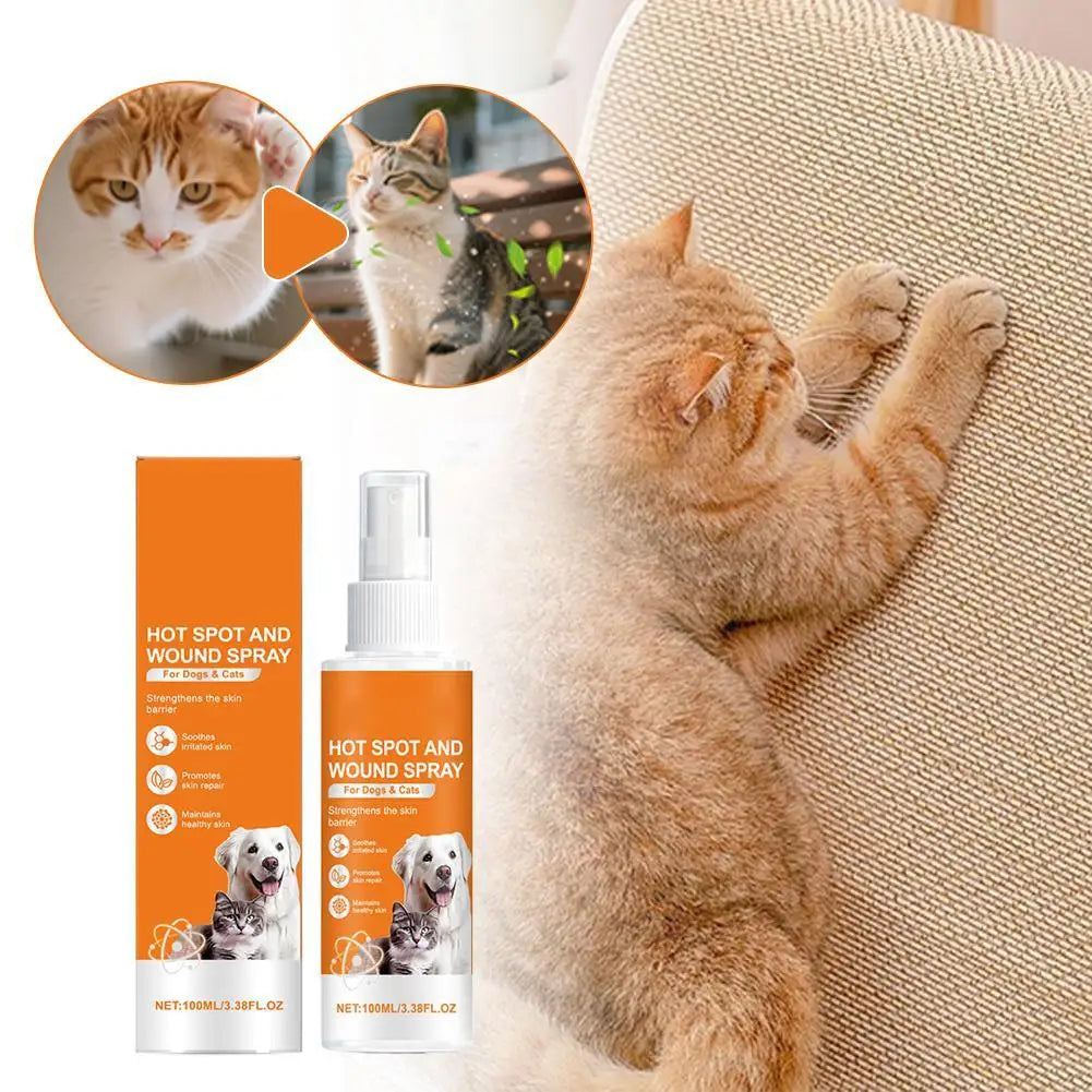 Herbal Pet Skin Care Spray — Soothes Irritation, 100ml