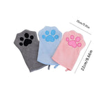 Coral Fleece Pet Towel Glove — Quick-Drying Absorbent Cleaning Cloth