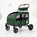 Multi-Function Foldable Pet Stroller for Senior, Medium & Large Dogs — Portable Outdoor Travel Trolley