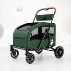 Multi-Function Foldable Pet Stroller for Senior, Medium & Large Dogs — Portable Outdoor Travel Trolley