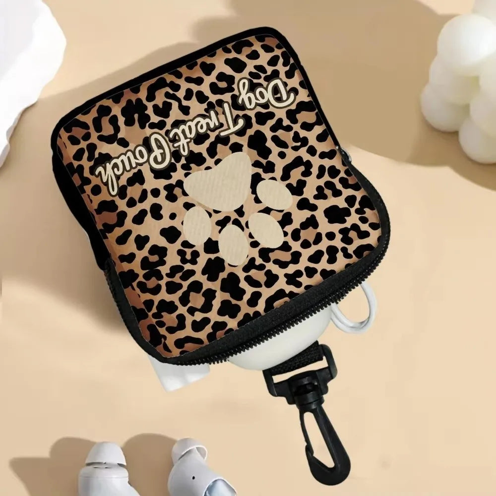 Mini Dog Treat Pouch (Lightweight, Hook Clip, Zipper Closure)