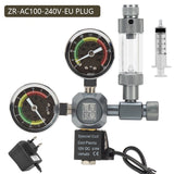 ZRDR Aquarium CO2 Regulator (Solenoid Valve, Bubble Counter, Planted Tank)