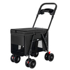 HXL Lightweight Foldable Pet Carrier Stroller for Small Pets