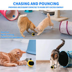 Rechargeable Automatic Electric Cat Ball Toy — Self-Rolling Boredom Buster