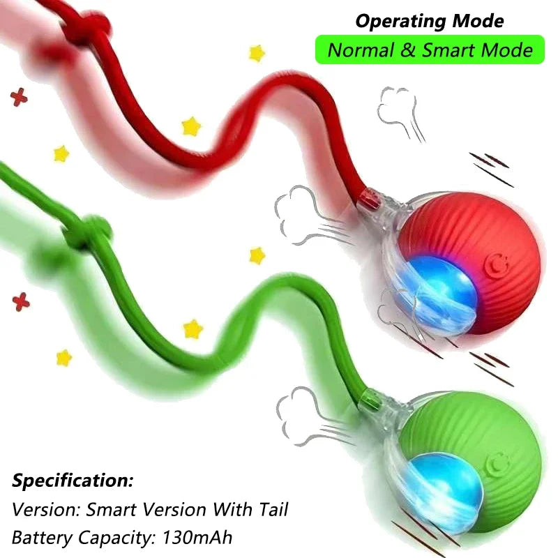 Mouse-Imitating Rolling Ball Cat Toy