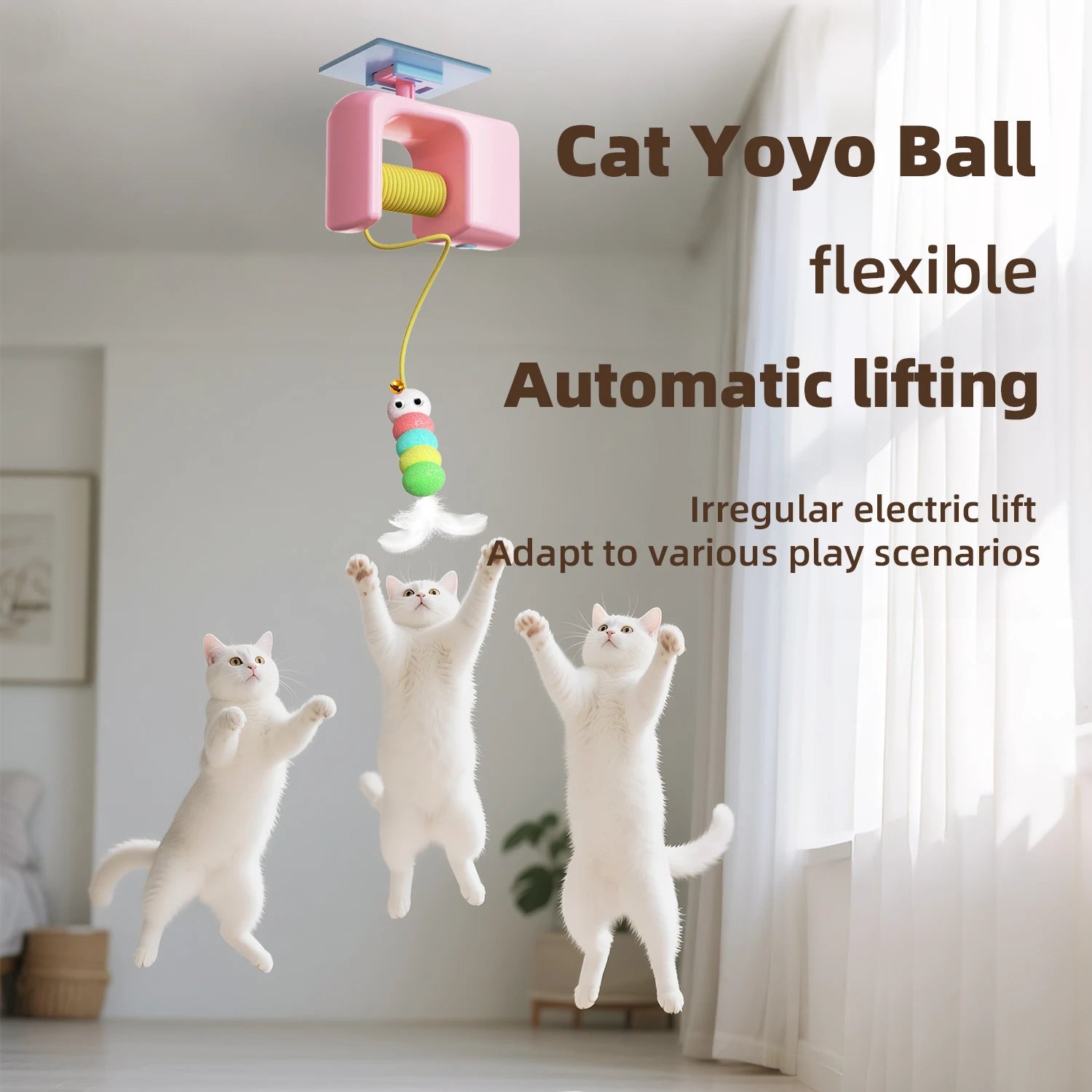 Automatic Flying Bird Door Teaser Toy