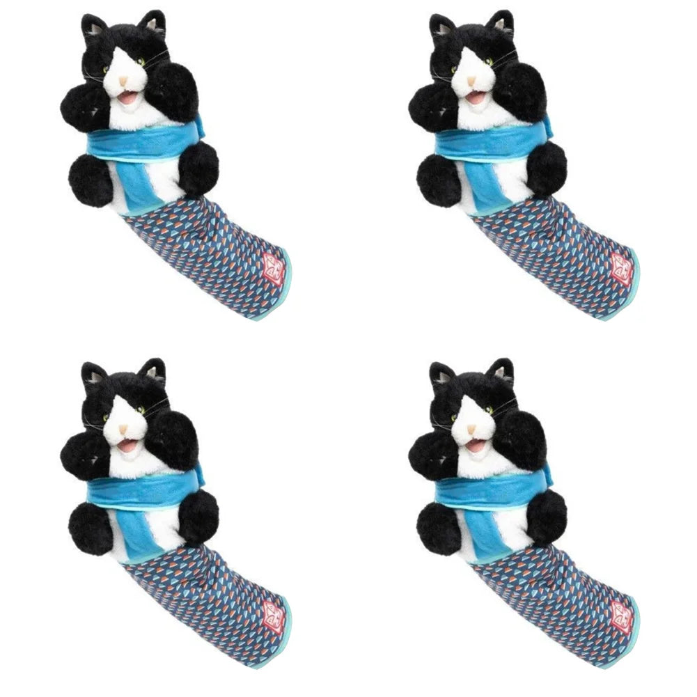 Cat & Dog Wrestling Hand Puppet Glove — Padded Interactive Play Toy