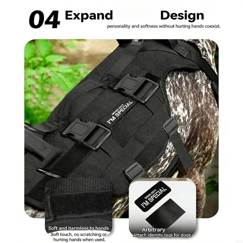 Full Support Dog Wheelchair Harness (Waterproof, D-Ring Attachments, Adjustable)
