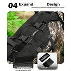 Full Support Dog Wheelchair Harness (Waterproof, D-Ring Attachments, Adjustable)