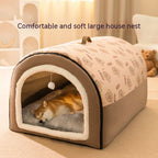 Cozy Pet Nest Bed for Dogs & Cats