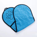 Quick-Dry Pet Towel with Pocket Design — Hangable Absorbent Bath Wrap