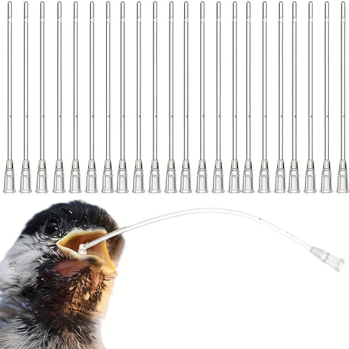 Bird & Small Pet Feeding Kit — Bendable Silicone Tube Feeders