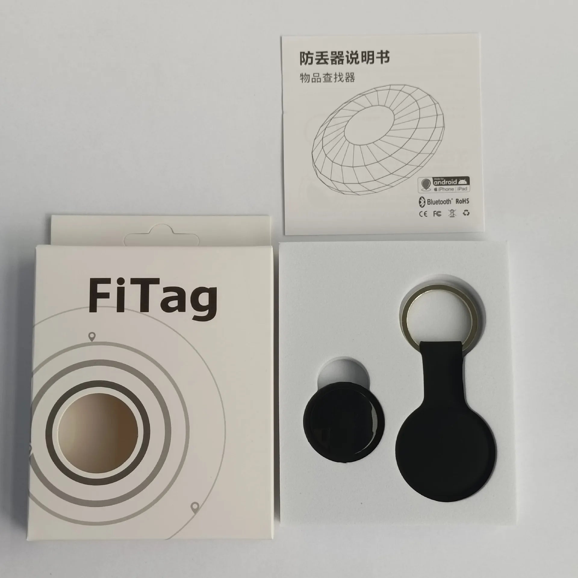 Dual-System Mini GPS Tracker for Dogs - AirTag Compatible