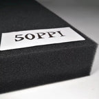 Aquarium Biochemical Filter Foam Sponge (15–50 PPI, Black, Cut-to-Size)