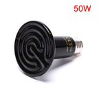 Far Infrared Ceramic Heat Emitter — No-Light Reptile Heater, 25W–200W
