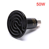 Far Infrared Ceramic Heat Emitter — No-Light Reptile Heater, 25W–200W