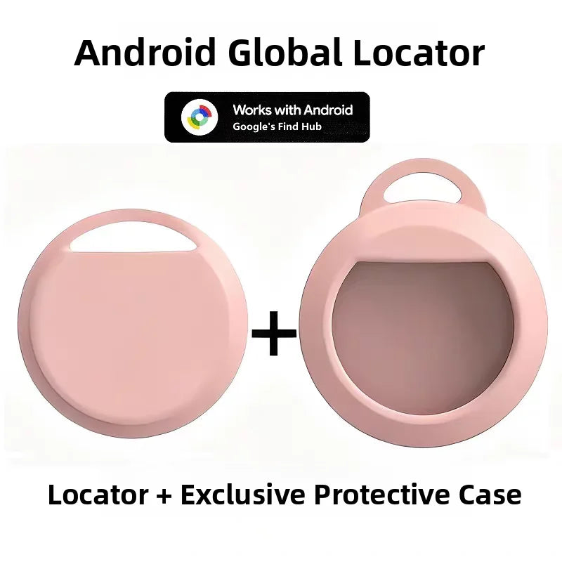 Android Anti-Lost Locator with Protective Cover & Lanyard for Cars, Elderly & Pets