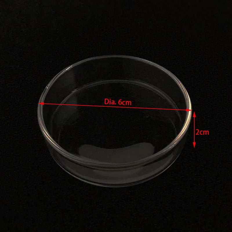 Glass Aquarium Shrimp Feeding Ring & Feeder Dish (Transparent, Floating, Bottom)