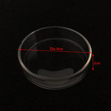 Glass Aquarium Shrimp Feeding Ring & Feeder Dish (Transparent, Floating, Bottom)