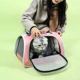 Breathable Pet Carrier Shoulder Bag — Portable Travel Tote for Cats & Dogs