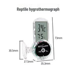 Digital Reptile Hygrometer & Thermometer — Terrarium Habitat Monitor