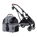 Dodopet Foldable Outdoor Travel Pet Stroller Trolley for Small & Medium Dogs & Cats
