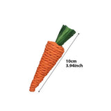 Natural Chew Toy Set — Apple Branch & Grass Tooth Grinders for Rabbits