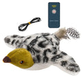 Flapping Sparrow Cat Toy — Rechargeable Chirping Bird Simulator