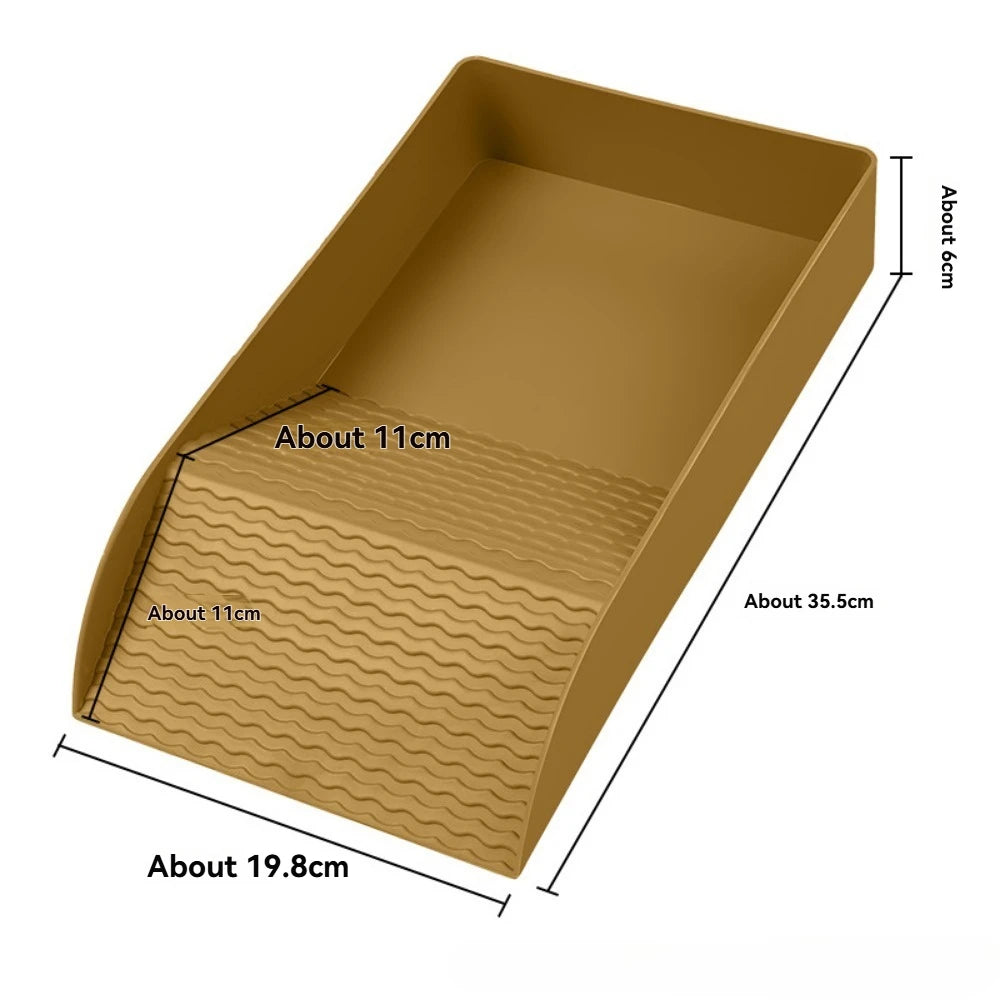 Reptile Bathing Pool with Ramp — Water Dish for Turtles, Snakes & Bearded Dragons