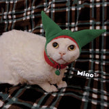 Sphynx Cat Waffle Knit Winter Hat (Adjustable Cold-Proof Cap)