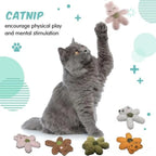 Plush Animal-Shaped Catnip Kicker Toy