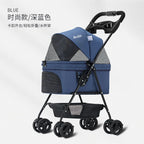 Bello SP02 Foldable Pet Stroller (Lightweight, Medium Dogs, 4 Colors)