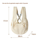 Portable Pet Chest Backpack (Outdoor, Travel, Cats & Dogs)