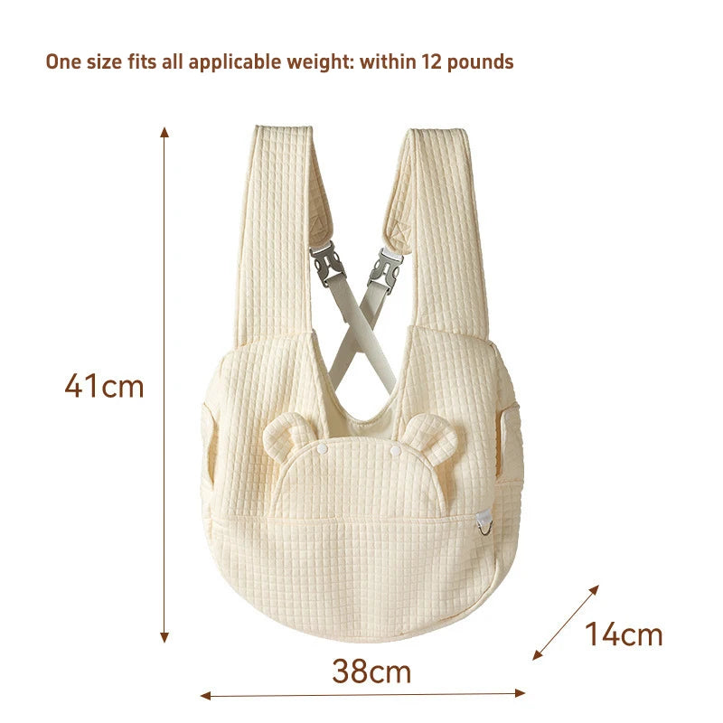 Portable Pet Chest Backpack (Outdoor, Travel, Cats & Dogs)
