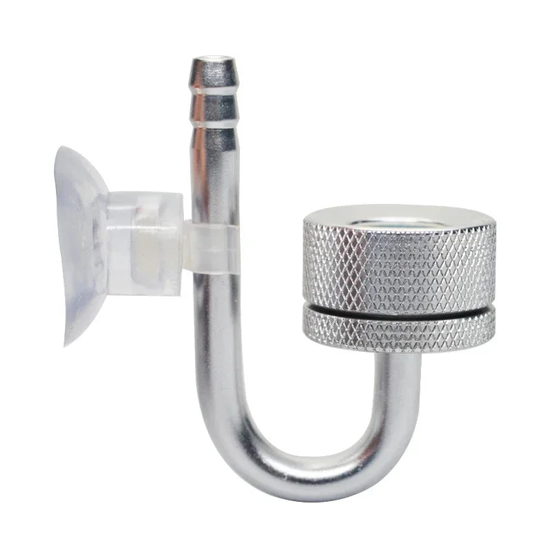 Aquarium CO2 Diffuser & Bubble Atomizer (Suction Cup, Planted Tank)
