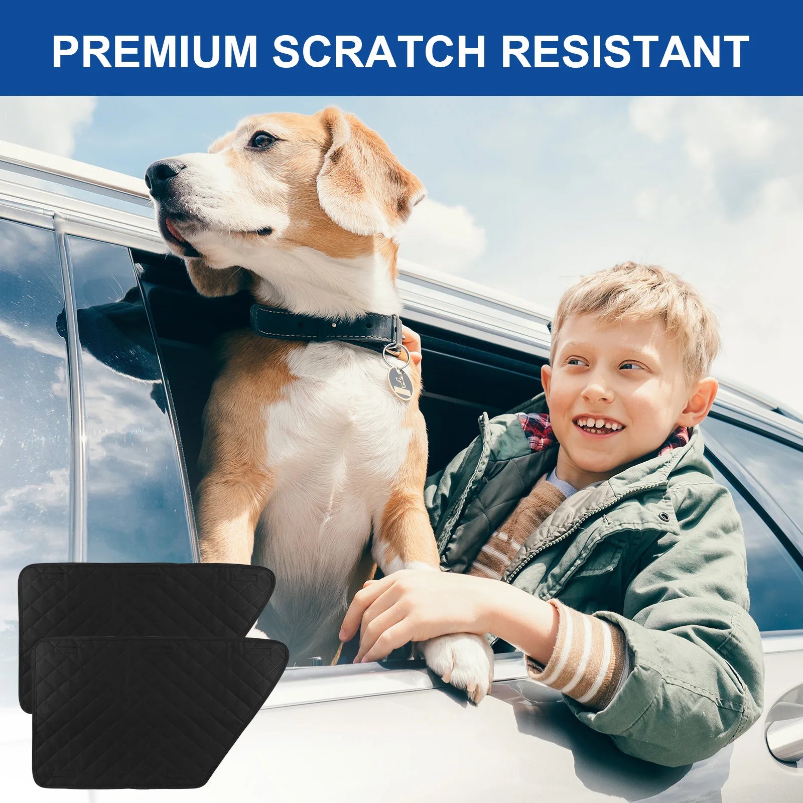 Oxford Waterproof Car Door Protectors 2-Pack (Anti-Scratch, Washable)
