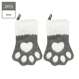 Christmas Pet Paw Stockings Plaid Design (1-10 Piece Pack)
