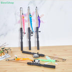 Telescopic Fishing Rod Cat Teaser Wand — Extendable Kitten Play Toy