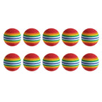 Colorful Foam Ball Cat Toys (10-Pack)