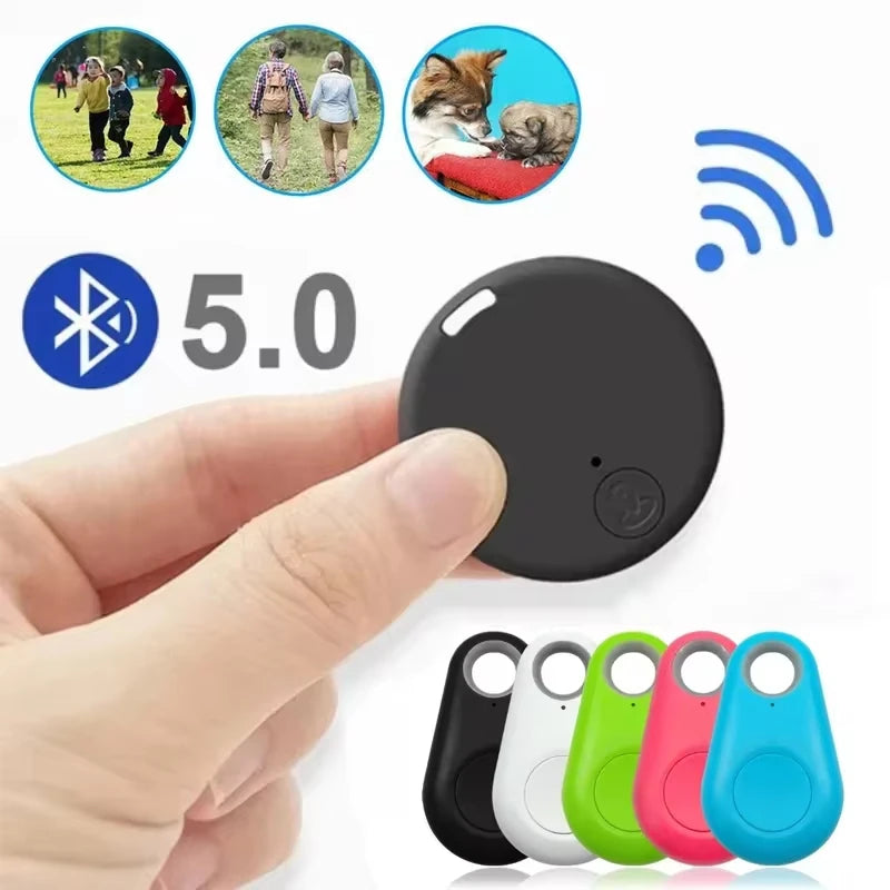 Mini Bluetooth GPS Smart Tag Anti-Loss Alarm for Wallets, Keys & Pets