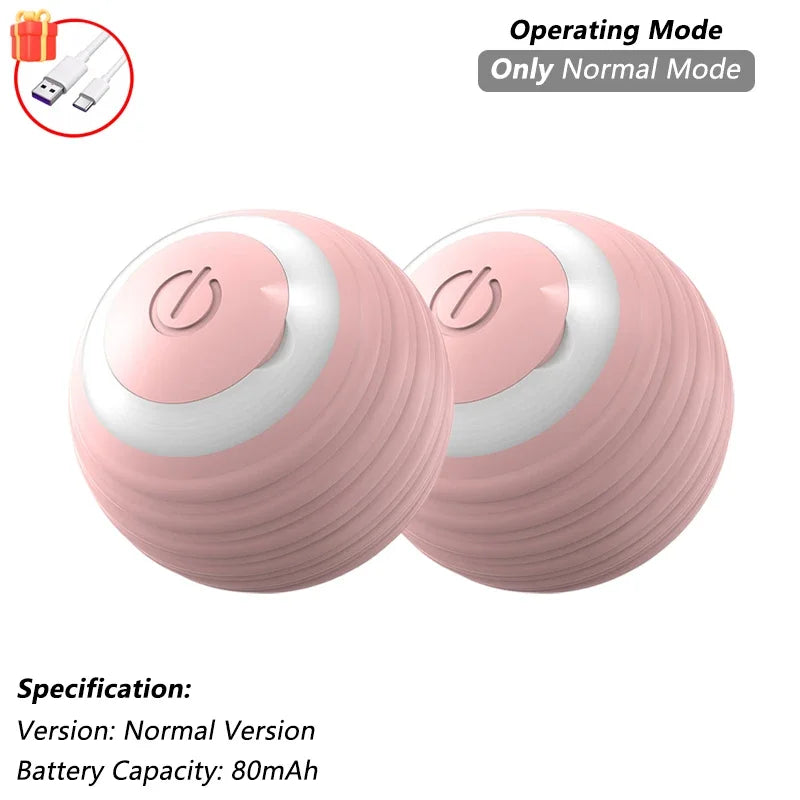 Mouse-Imitating Rolling Ball Cat Toy