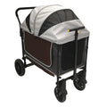 Large-Space Push & Pull Pet Stroller for Dogs & Cats — Outdoor Travel Cart with Dual-Direction Design