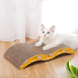 Corrugated Cardboard Cat Scratch Pad — Sofa-Cushion Claw Sharpening Board