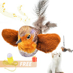 Mouse-Imitating Rolling Ball Cat Toy